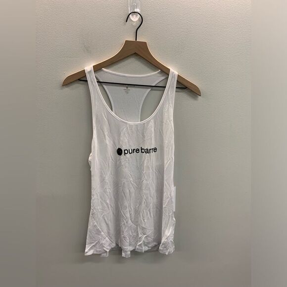 New Women’s Pure Barre Tavi Noir Racerback Tank Cloud Large - Picture 1 of 3